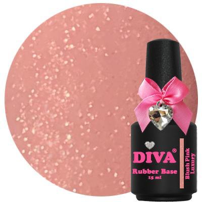 Diva rubber base coat Blush pink luxury