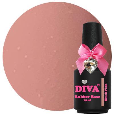 Diva rubber base coat blush pink delicia salon