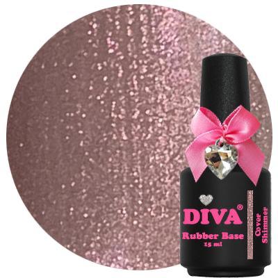 Diva rubber base coat cover shimmer