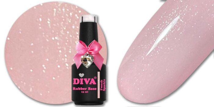 Diva rubber base french sparkle