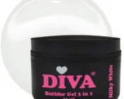 Diva builder gel low heat milky white 30 ml