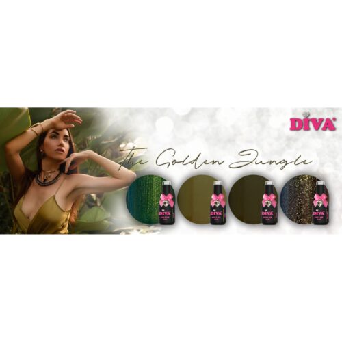 Diva gellak the golden jungle collectie