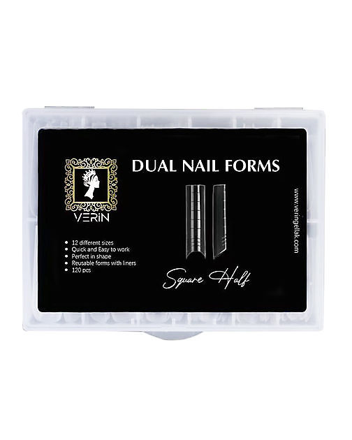 Dual Nail Forms Square Half